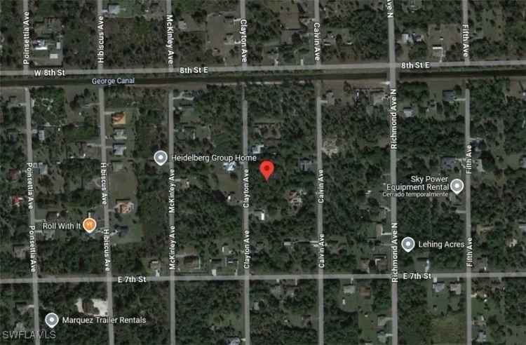 Land For Sale in 710, Clayton Avenue, Lehigh Acres, Florida