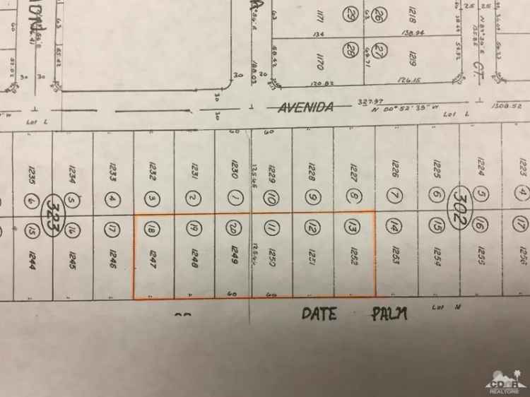 Land For Sale in Cathedral City, California