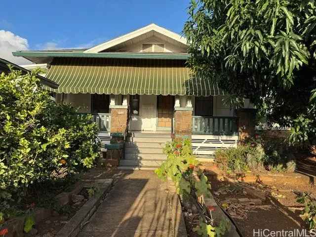 Single-family house For Sale in 1906, Beckley Street, Honolulu, Hawaii