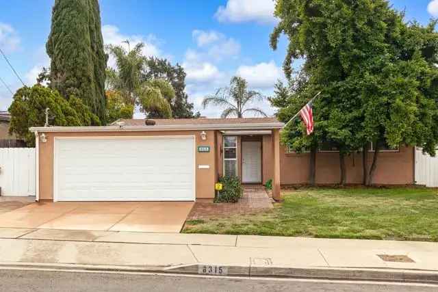 Single-family house For Sale in 8315, Tommy Drive, San Diego, California