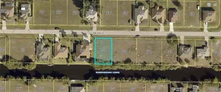 Land For Sale in Cape Coral, Florida