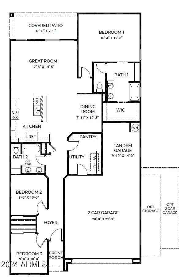 Single-family house For Sale in 24111, West Flores Drive, Buckeye, Arizona