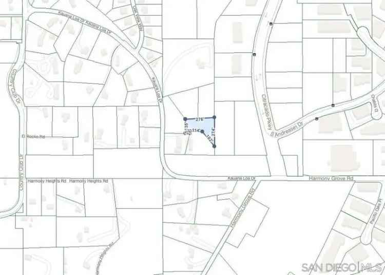 Land For Sale in Escondido, California