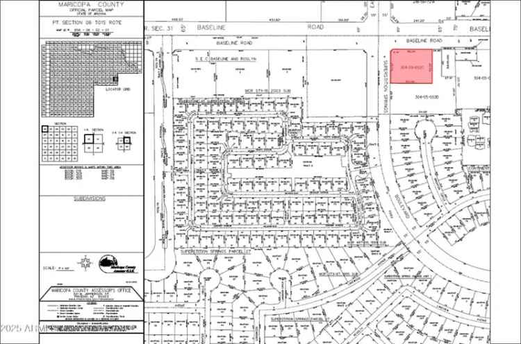 Land For Sale in 7101, East Baseline Road, Mesa, Arizona