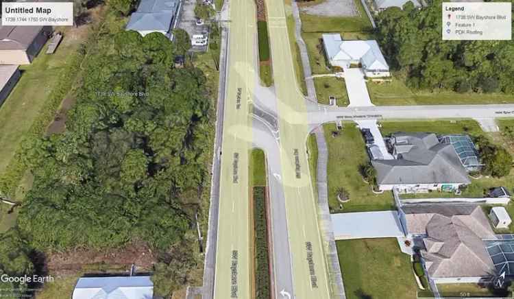 Land For Sale in 1738, Southwest Bayshore Boulevard, Port Saint Lucie, Florida