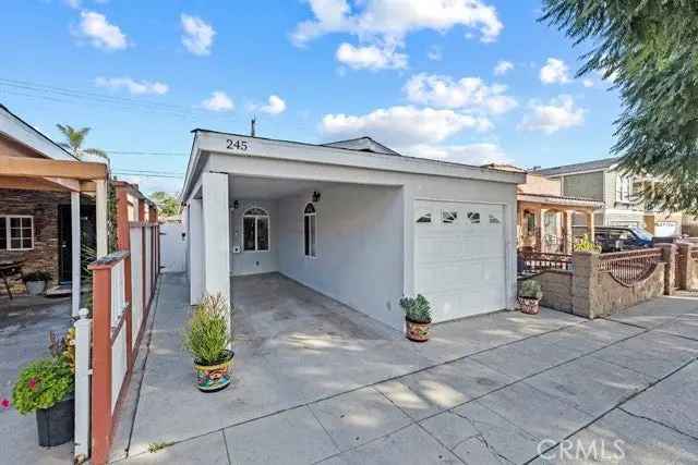 Single-family house For Sale in 245, East Platt Street, Long Beach, California