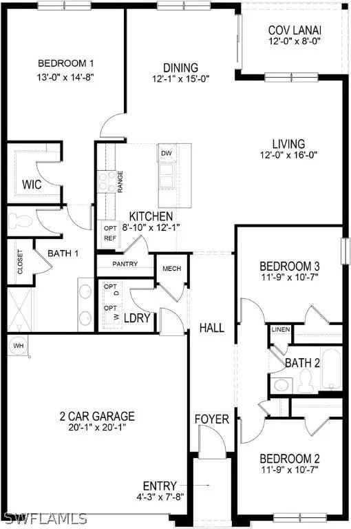 Single-family house For Sale in 2420, Northwest 8th Terrace, Cape Coral, Florida