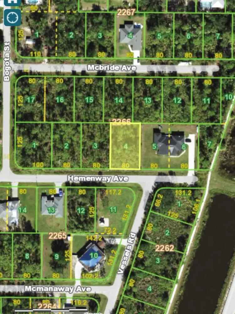 Land For Sale in 23410, Hemenway Avenue, Port Charlotte, Florida