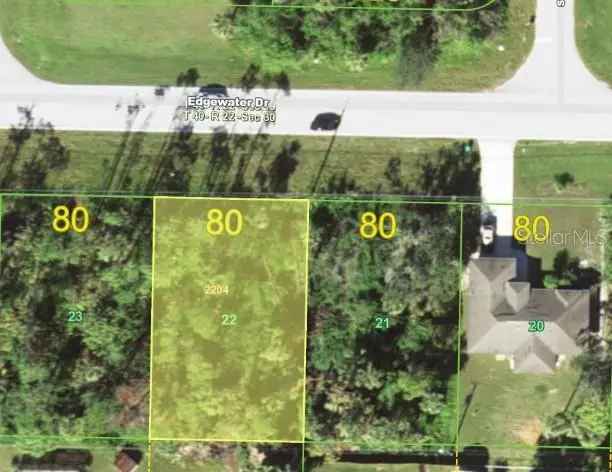 Land For Sale in 18227, Edgewater Drive, Port Charlotte, Florida