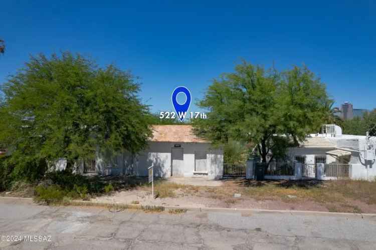 Single-family house For Sale in 522, West 17th Street, Tucson, Arizona