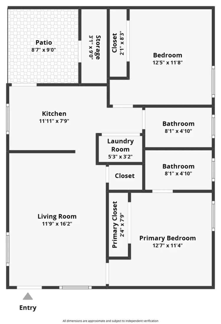 2 Bedroom Duplex Near University - Updated and Move-In Ready