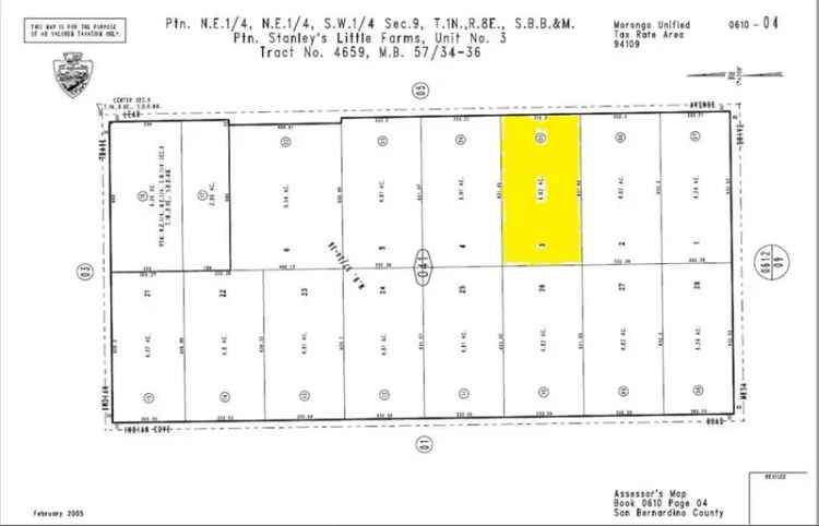 Land For Sale in Twentynine Palms, California