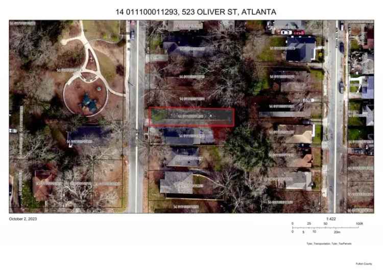 Land For Sale in 523, Oliver Street Northwest, Atlanta, Georgia