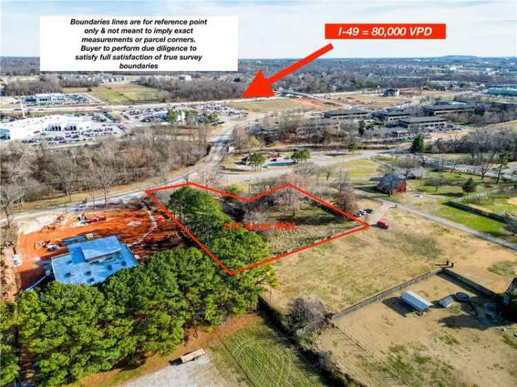 Land For Sale in Rogers, Arkansas