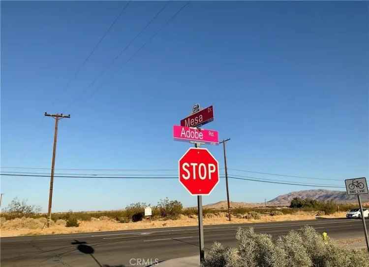 Land For Sale in Twentynine Palms, California