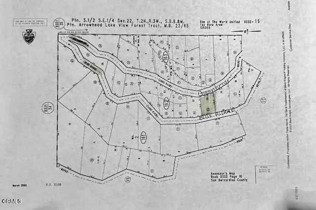 Land For Sale in Lake Arrowhead, California