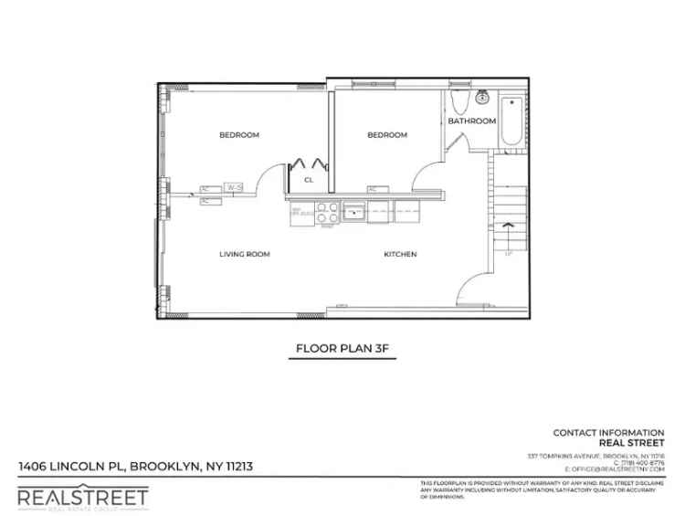 Crown Heights 2-Bedroom Apartment for Rent