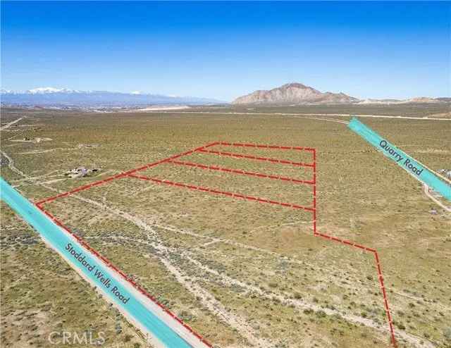 Land For Sale in 19950, Stoddard Wells Road, Apple Valley, California