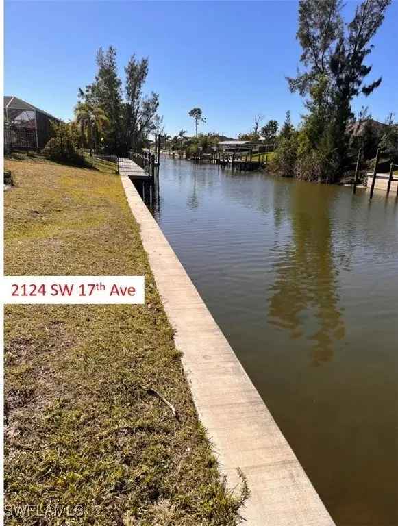 Land For Sale in 2124, Southwest 17th Avenue, Cape Coral, Florida