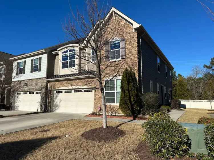 4BR 3BA Cary Townhouse for Rent - End Unit