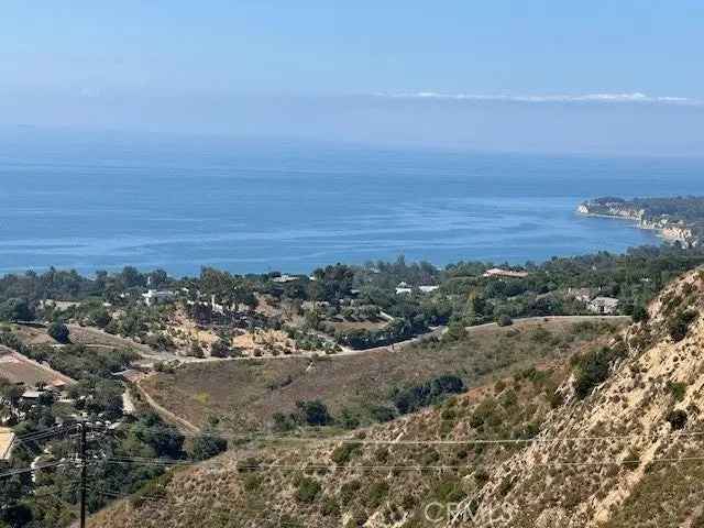 Land For Sale in Malibu, California