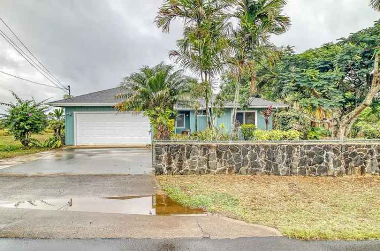 Single-family house For Sale in 5650, Kaehulua Road, Kapaa, Hawaii