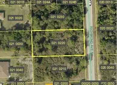 Land For Sale in 919, Richmond Avenue North, Lehigh Acres, Florida