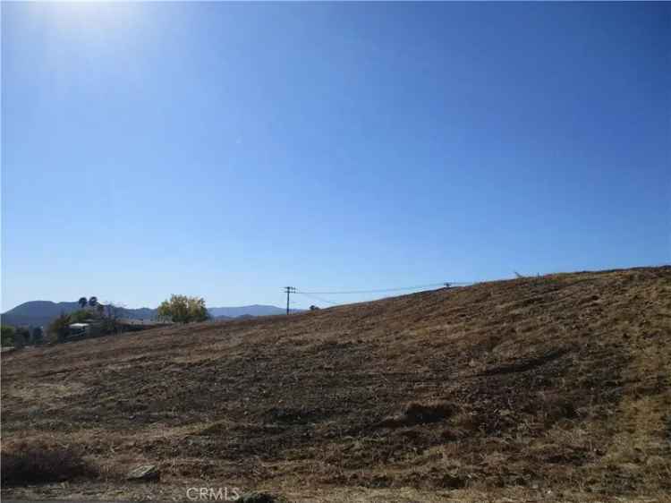 Land For Sale in Menifee, California