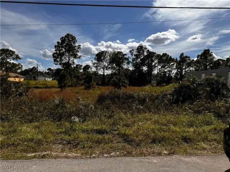 Land For Sale in 2909, 28th Street Southwest, Lehigh Acres, Florida