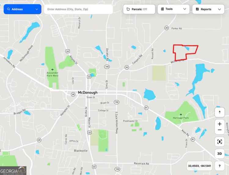 Land For Sale in 775, McGarity Road, McDonough, Georgia