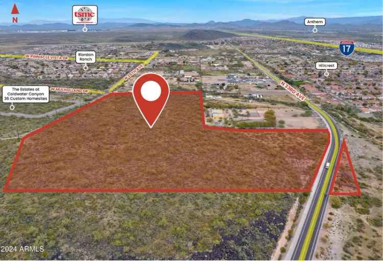 Land For Sale in 3310, West Jomax Road, Phoenix, Arizona