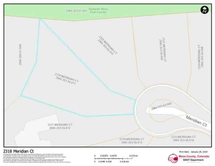 Land For Sale in 2318, Meridian Court, Grand Junction, Colorado