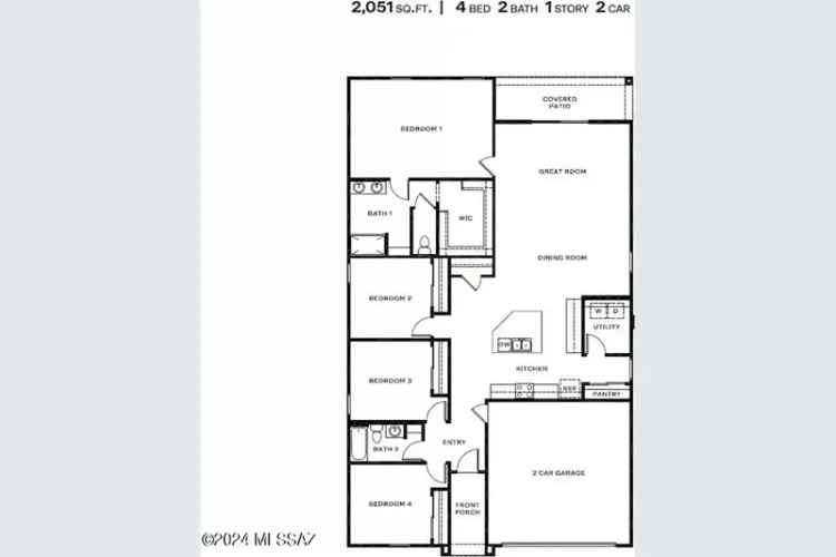 Single-family house For Sale in Marana, Arizona