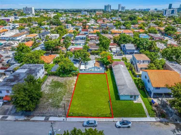 Land For Sale in 1941, Northwest Flagler Terrace, Miami, Florida