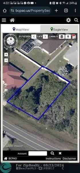 Land For Sale in Palm Bay, Florida