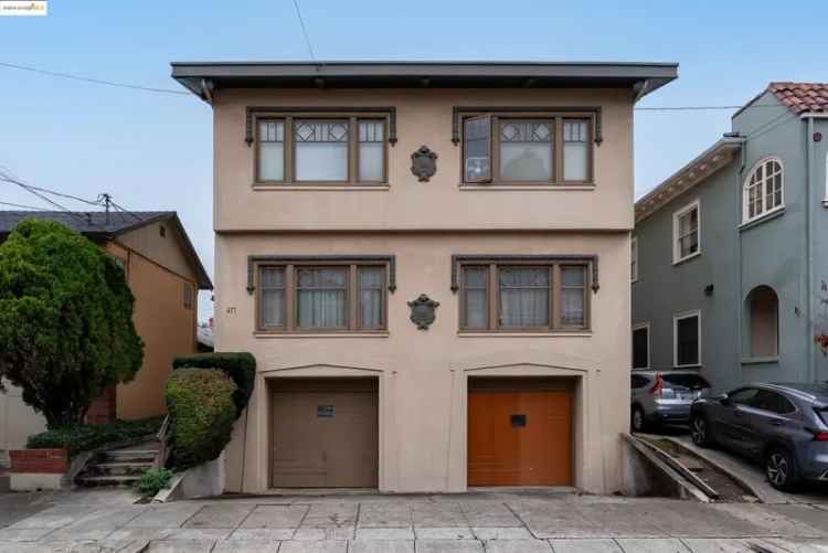 Multi-family house For Sale in 477, 41st Street, Oakland, California