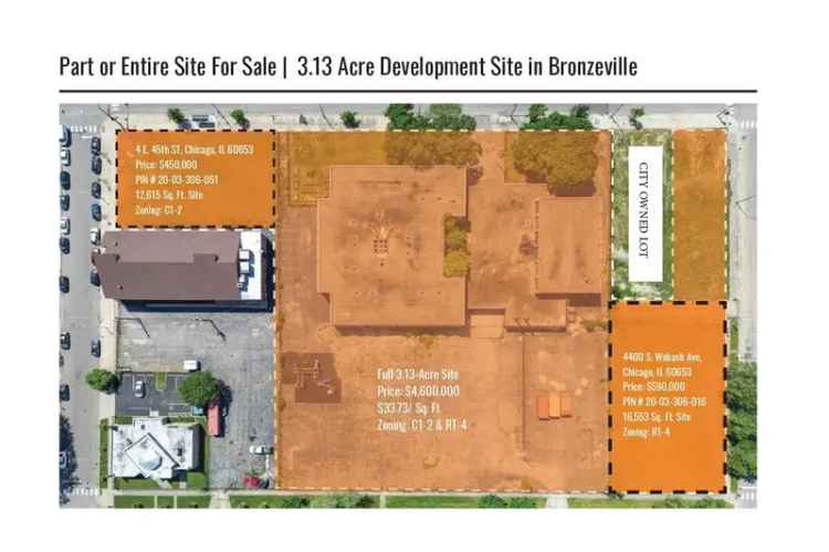 Land For Sale in 4, East 45th Street, Chicago, Illinois