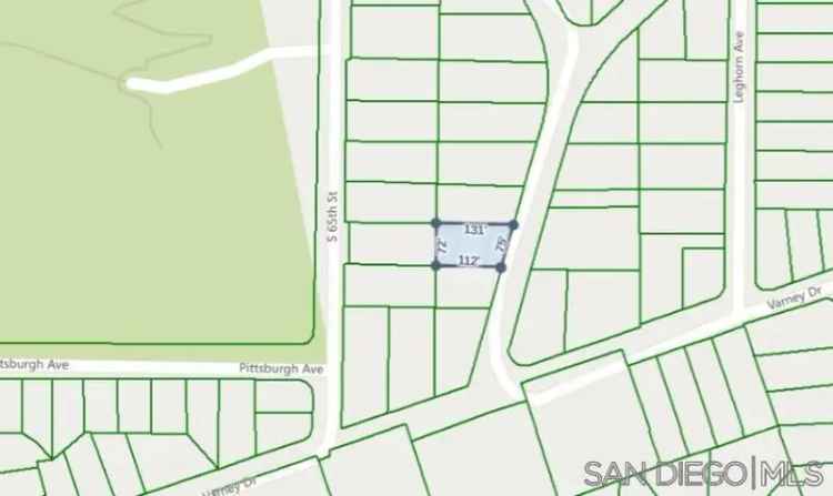 Land For Sale in 704, South 66th Street, San Diego, California