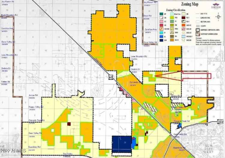 Land For Sale in Surprise, Arizona