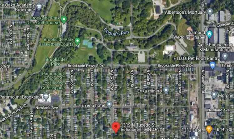 Land For Sale in 1319, North Tuxedo Street, Indianapolis, Indiana