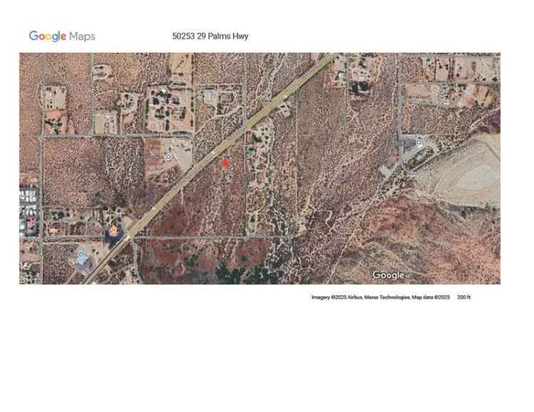 Land For Sale in 50253, 29 Palms Highway, Morongo Valley, California