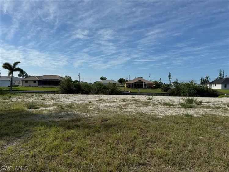 Land For Sale in 606, Northeast 20th Street, Cape Coral, Florida