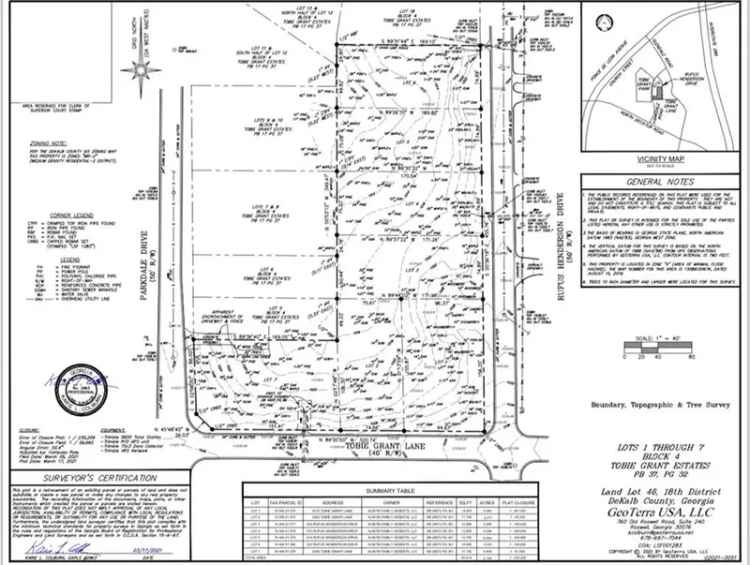 Land For Sale in Scottdale, Georgia