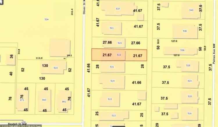 Land For Sale in 523, Oliver Street Northwest, Atlanta, Georgia