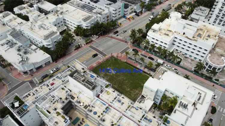 Land For Sale in 1475, Collins Avenue, Miami Beach, Florida