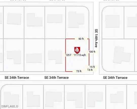 Land For Sale in 1315, Southeast 34th Terrace, Cape Coral, Florida