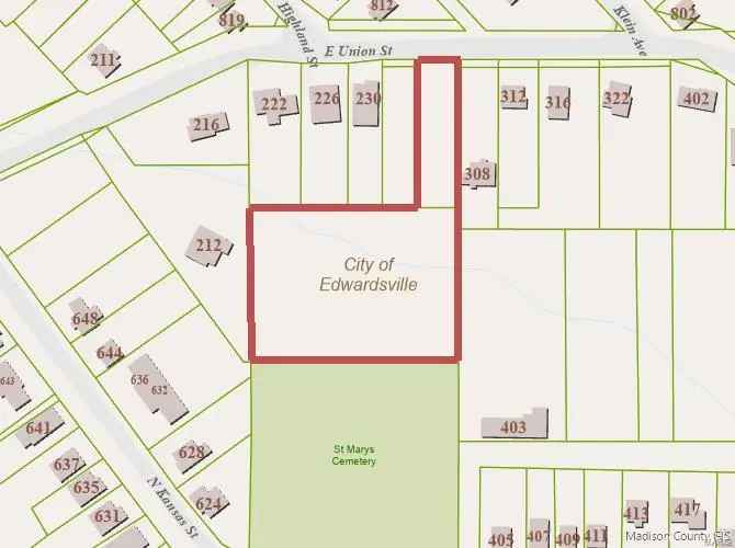 Land For Sale in 306, East Union Street, Edwardsville, Illinois