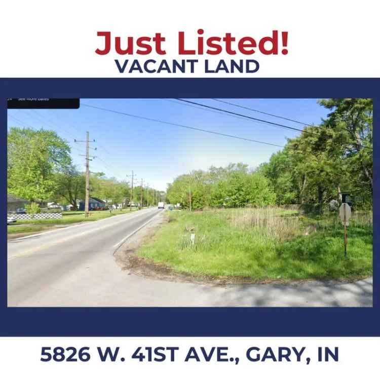 Land For Sale in Gary, Indiana