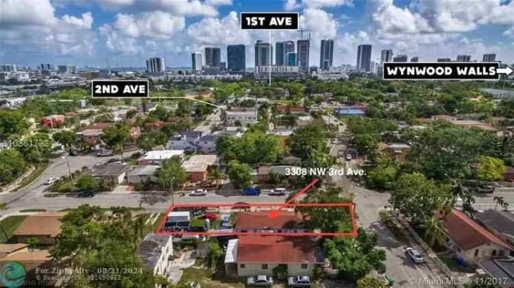 Multi-family house For Sale in 3308, Northwest 3rd Avenue, Miami, Florida