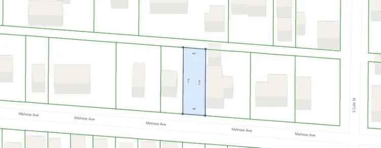 Land For Sale in 4904, Melrose Avenue, Indianapolis, Indiana